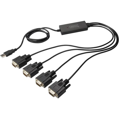 Digitus USB 1.1, serijsko sučelje priključni kabel [1x muški konektor USB 2.0 tipa a - 4x 9-polni muški konektor D-Sub] slika 5