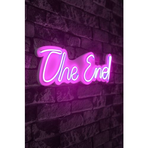 Wallity Ukrasna plastična LED rasvjeta, The End - Pink slika 8