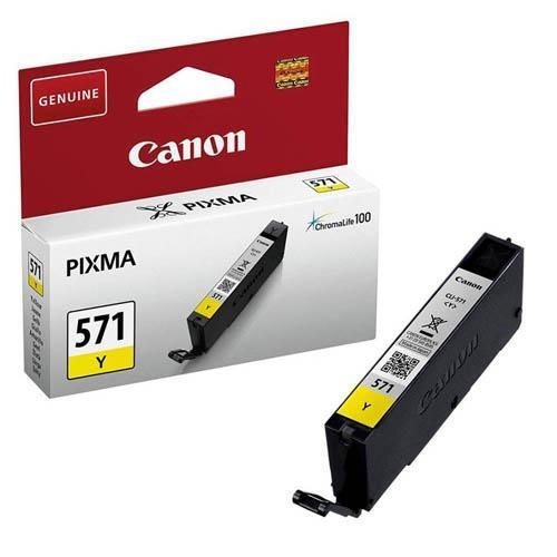 Tinta Canon CLI-571, yellow, 340 str. / 7 ml slika 2