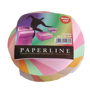 Blok kocka 8,5x8,5x5 spiralna u 10 boja, 500 list. PAPERLINE 299