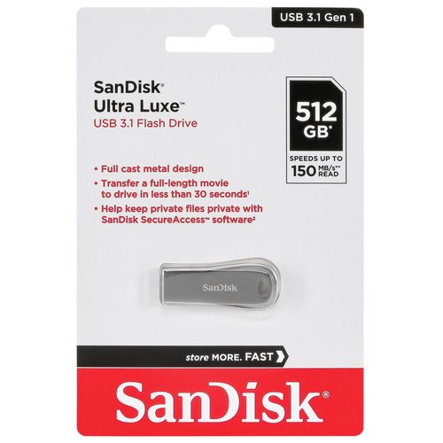 SanDisk 512GB Ultra Luxe™ USB 3.1 Flash Disk slika 1