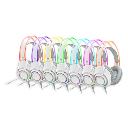 HEADSET - REDRAGON SCREAM H231 RGB WIRED WHITE slika 5