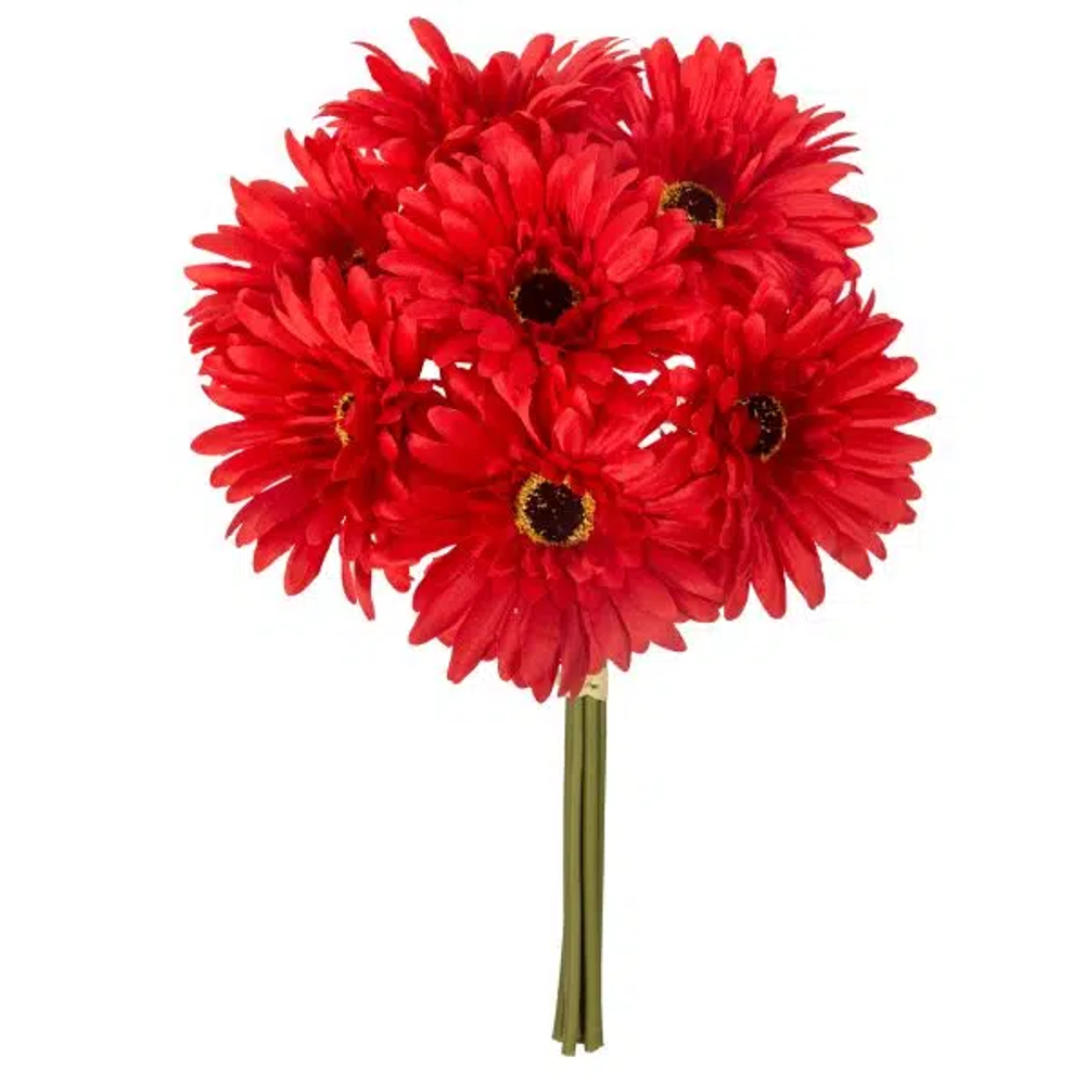 Atmosphera umjetno cvijeće buket od 7 gerbera 26cm pe/pes razne boje slika 3