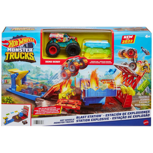 Hot Wheels Monster Truck Set Sa Ispaljivačem slika 1