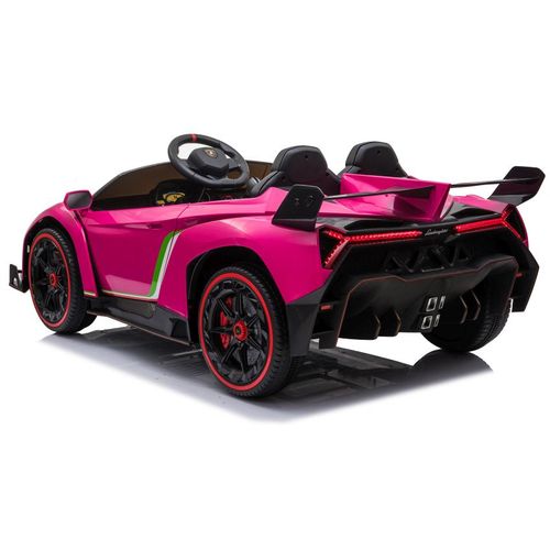 Licencirani Lamborghini Veneno rozi- auto na akumulator slika 2
