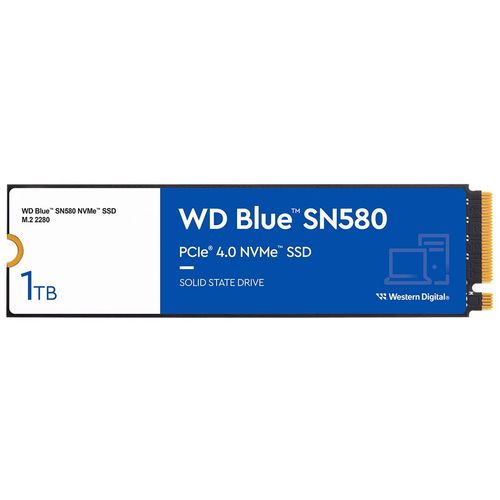 SSD WD Blue SN580 NVMe 1TB M.2 WDS100T3B0E slika 1