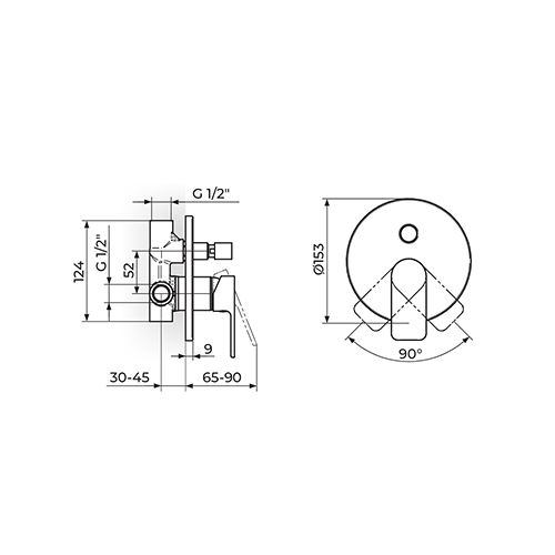 Rosan S.2 BLACK Uzidna baterija sa dva izlaza slika 2