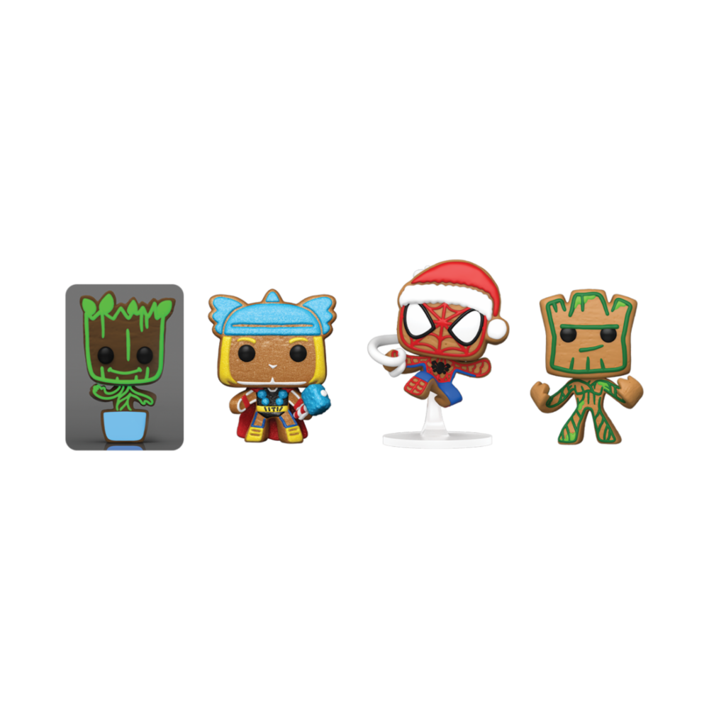 Pocket POP Set: 4 Figurice Marvel Drvo Blagdansko Ekskluzivno slika 4