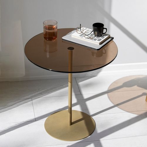 Woody Fashion Bočni stol, Chill-Out - Gold, Bronze slika 2