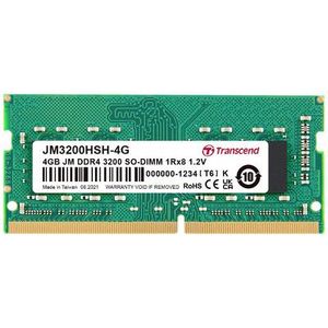 Transcend JM3200HSH-4G DDR4 4GB JM 3200 SO-DIMM 1Rx8 512Mx8 CL22 1.2V