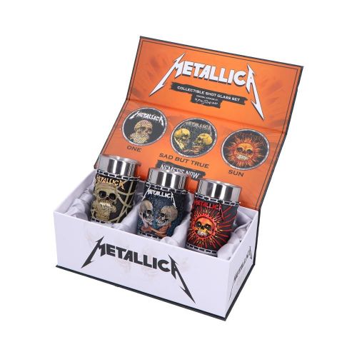 NEMESIS NOW METALLICA SHOT GLASS SET 8.5CM slika 7