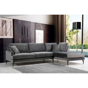 Papira Corner Right (L3+Chl) - Antracitni Ugaoni Sofe