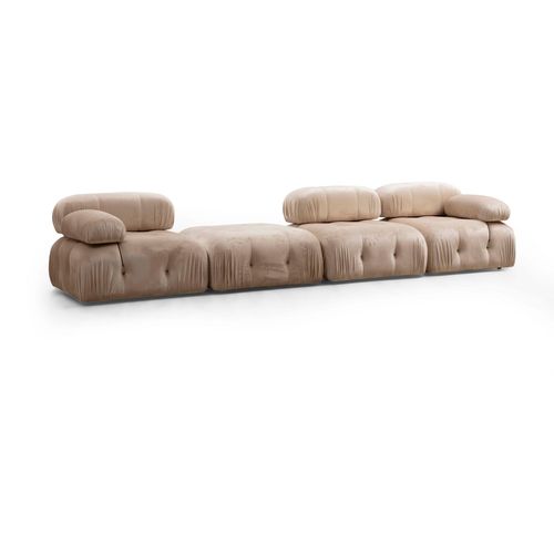 Atelier Del Sofa Tabure, Krem, Bubble Pouffe - Cream slika 3