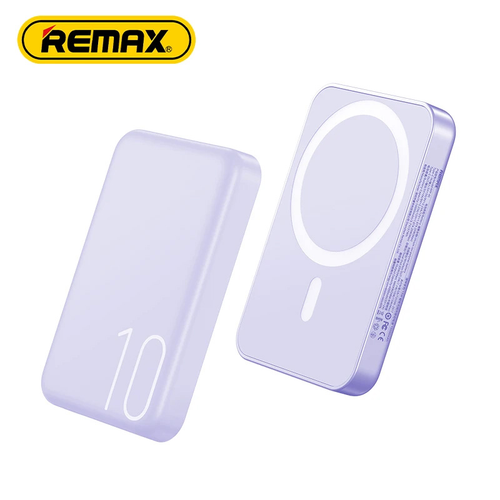 Power bank Magsafe REMAX Usion Series RPP-65 PD 20W + QC 15W Fast Charging 10000mAh ljubicasti slika 1