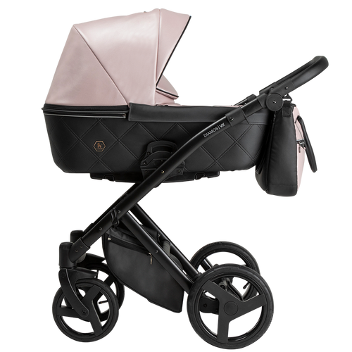 Tutek Kolica za bebe 2in1 DIAMOS DVXECO 8, Rose-Black  slika 1