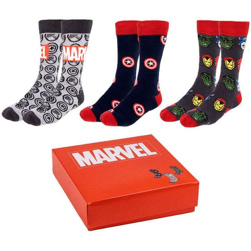 Marvel pack 3 adult socks slika 1