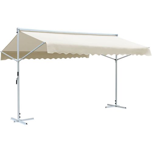 Samostojeća tenda 4 x 3 m krem slika 40