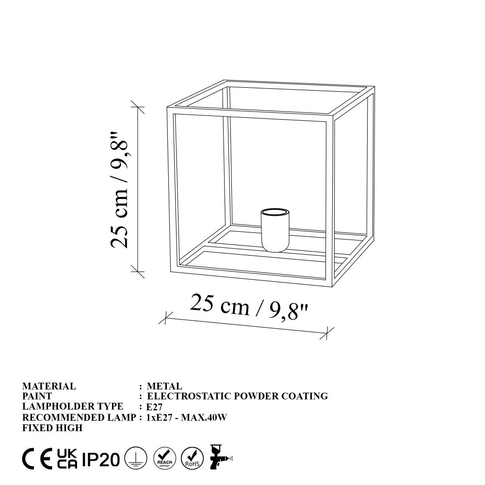 Kafes - Zlatna Stočna Lampa 13754 slika 8