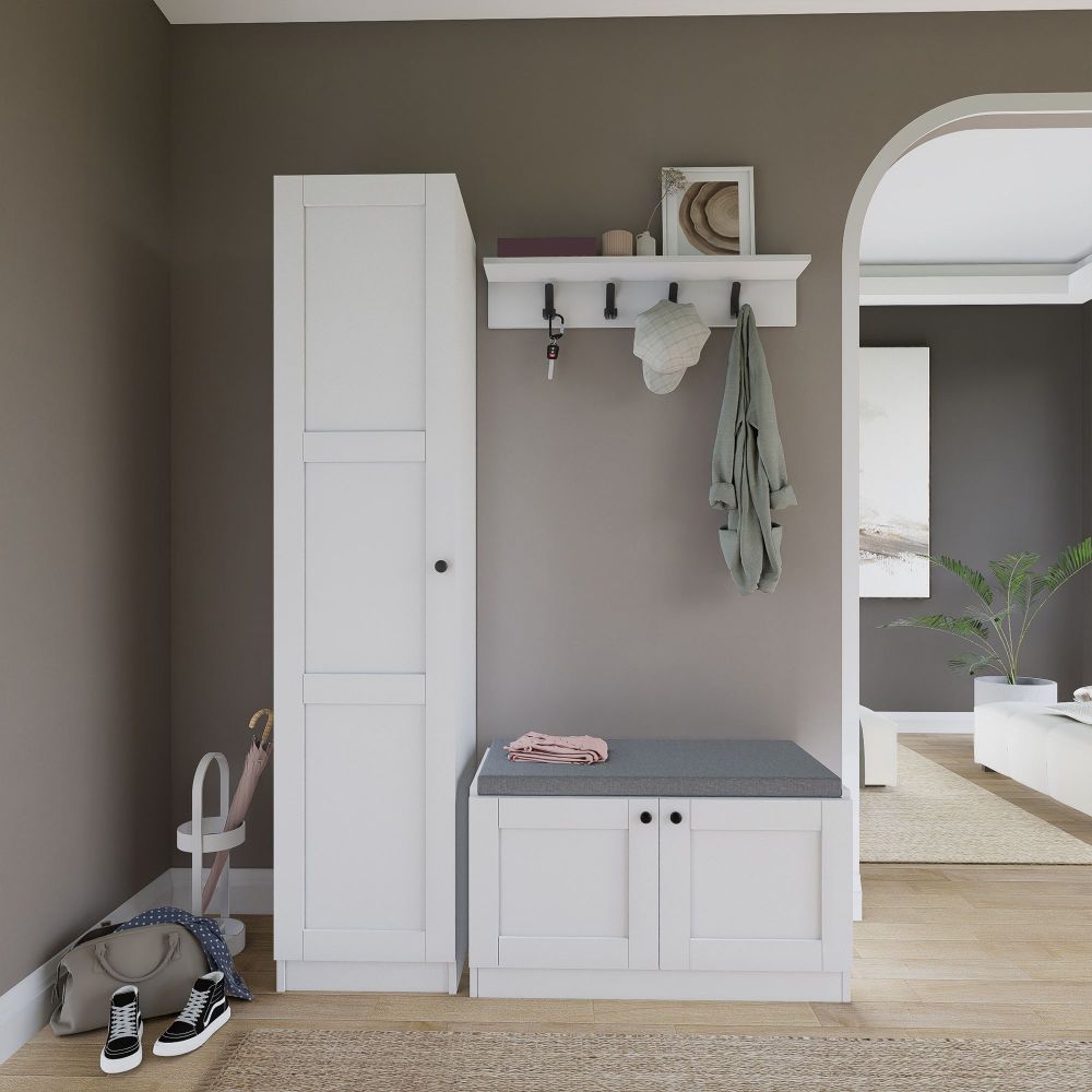 Hall stand Lucas 1600-54 - Bijela boja slika 2