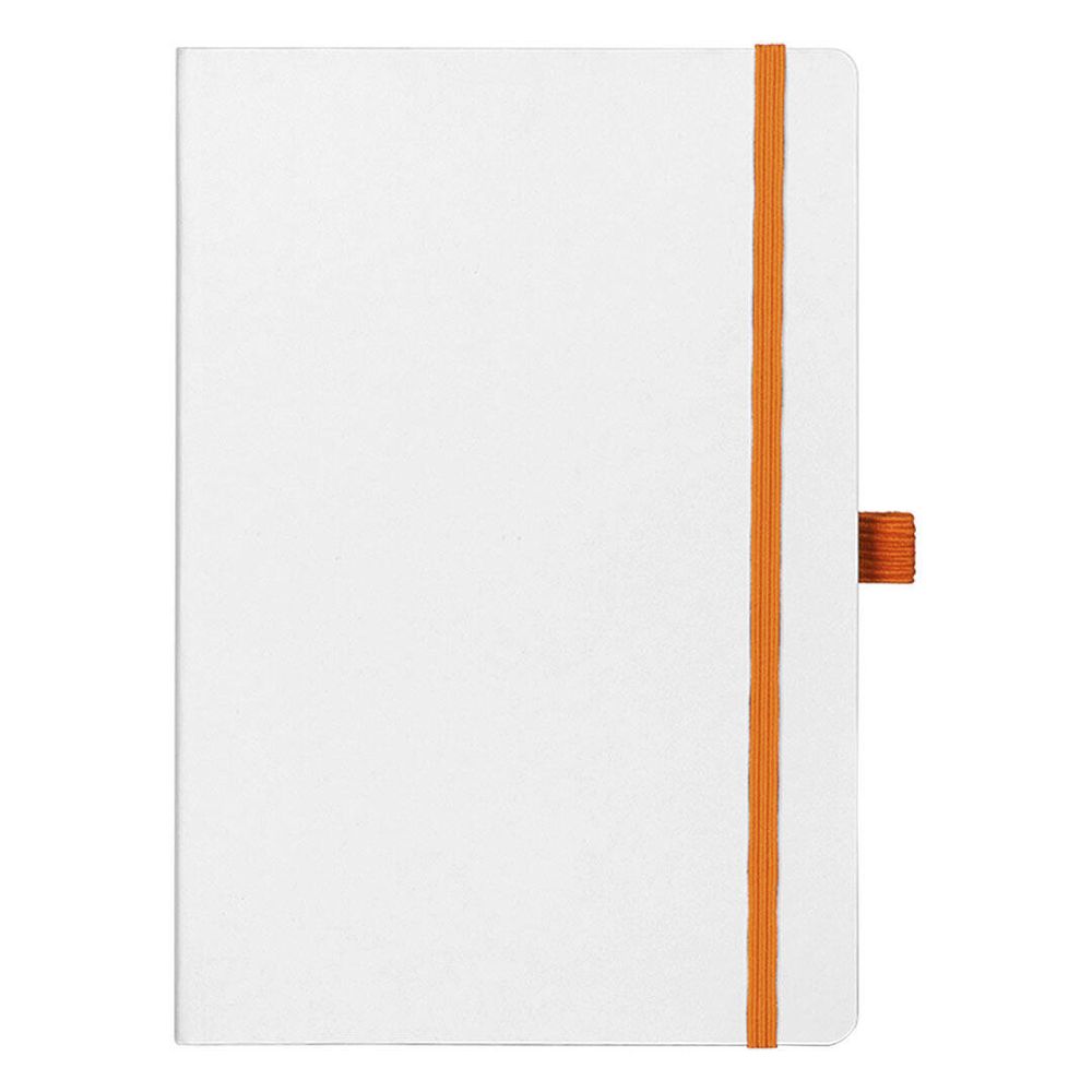 CODE WHITE, A5 notes sa elast.trakom,narandžasti slika 1