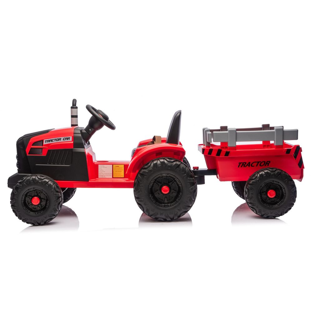 CH9959B Traktor na baterije s prikolicom crveni 24V slika 4