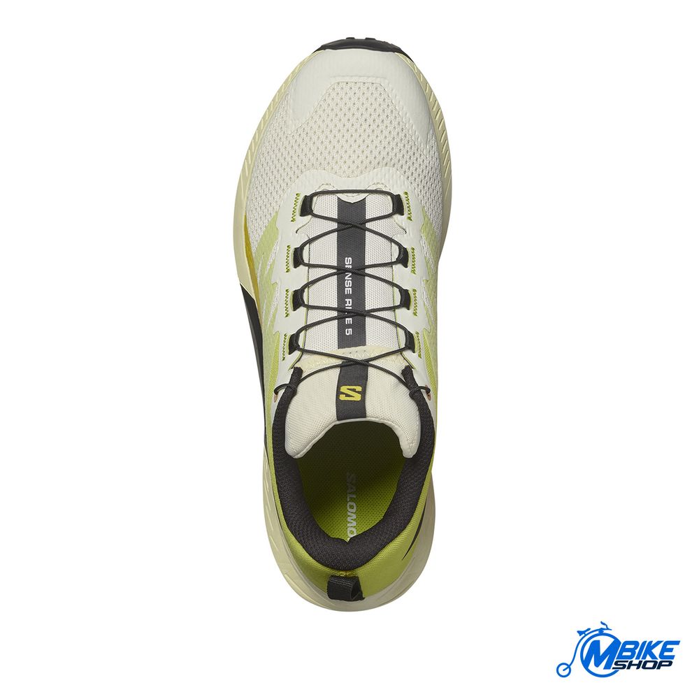 Salomon Muške patike Sense Ride 5, Vanilla Ice/Sulphur Spring/Black slika 5