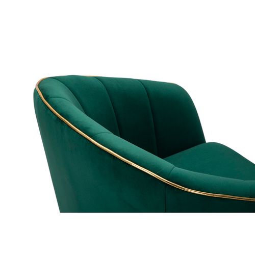 Mauro Ferretti Fotelja Paris verde-gold cm 62x58x78 slika 7