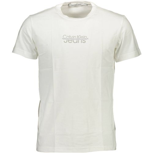 CALVIN KLEIN WHITE MEN'S SHORT SLEEVE T-SHIRT slika 1