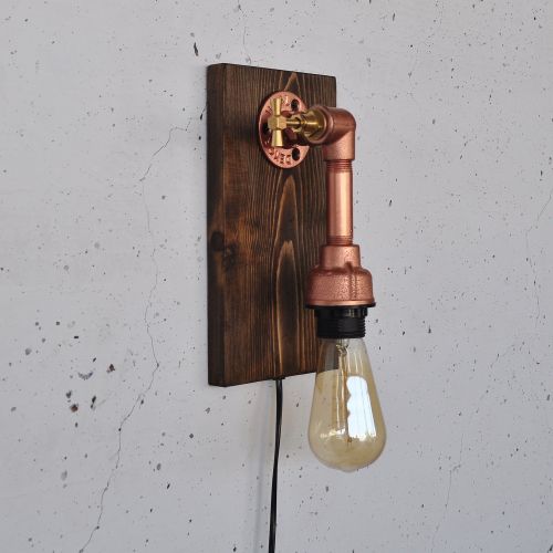 Pp174 Wooden
Rose Gold Wall Lamp slika 11