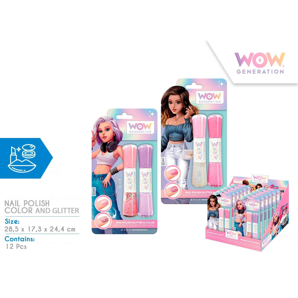 Wow Generation 00013 Dječiji lak za nokte i šljokice 2kom slika 4