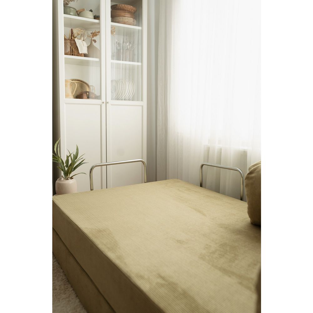 Nook - Khaki 3-sjedalni Sofa na Razvlačenje slika 6