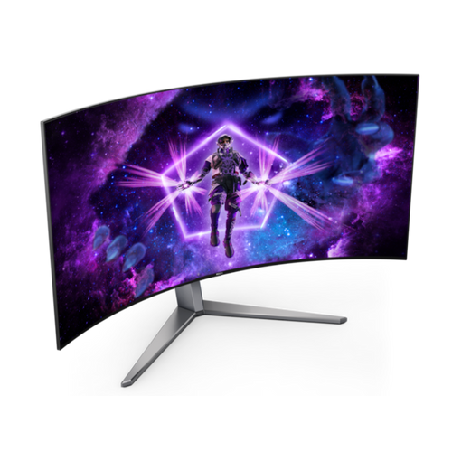 Monitor AOC AG456UCZD 44,5"/OLED,zakriven,21:9/3440x1440/240Hz/0,03ms GtG/HDMIx2,DP,USB/Gsnyc/visina slika 4