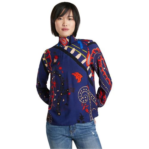 DESIGUAL LONG SLEEVE SHIRT BLUE WOMAN slika 1