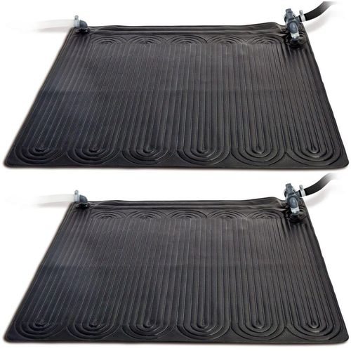 Intex solarni tepih 2 kom PVC 1,2 x 1,2 m crni 28685 slika 3