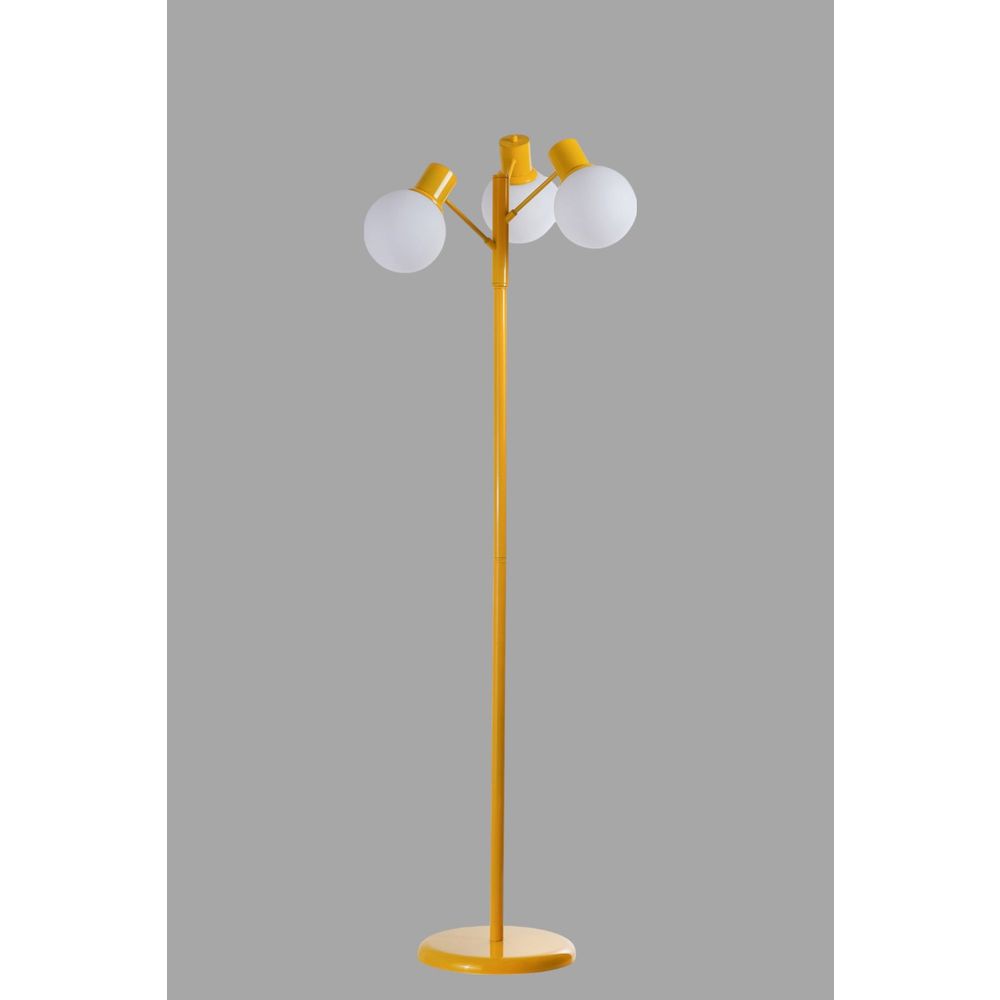 Opviq Podna lampa 258, bijela, senf slika 3
