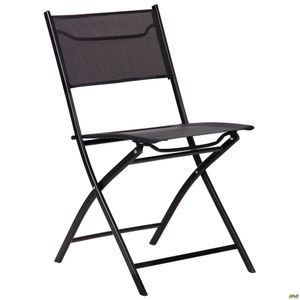 Vrtna stolica crna 45x58x80 cm