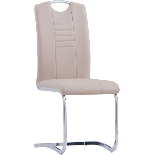 Konzolne blagovaonske stolice od umjetne kože 2 kom cappuccino slika 18