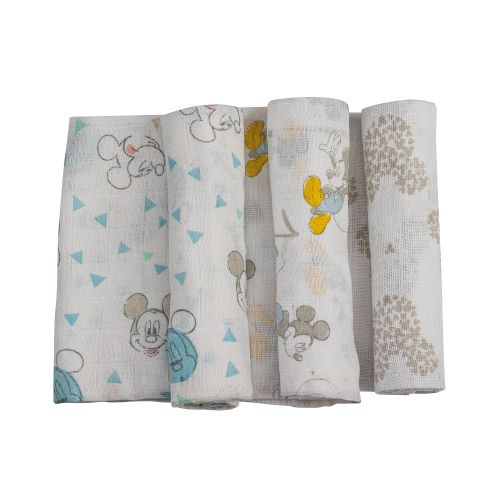 Muslin tetra pelene Mickey 80x80 cm - 3 kom slika 3