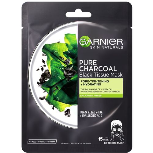 Garnier Skin Naturals Tissue Mask - Pure Charcoal 32g -EOL slika 1