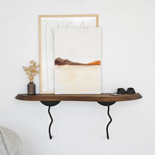 Lierre - Black, Walnut Black
Walnut Wall Shelf slika 3