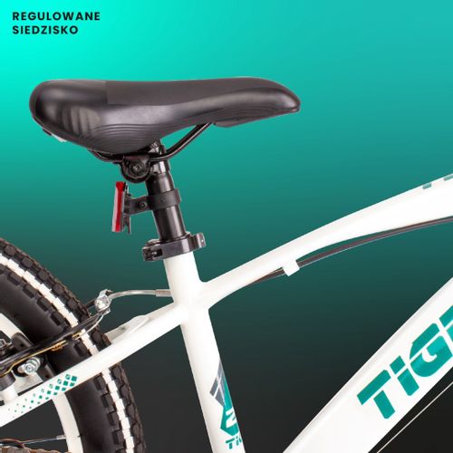 Dječji bicikl Tiger 20" RevoShift Shimano 6 brzina bijelo-zeleni slika 4