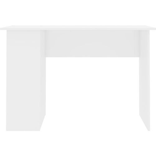 Radni stol visoki sjaj bijeli 110 x 60 x 73 cm od iverice slika 4