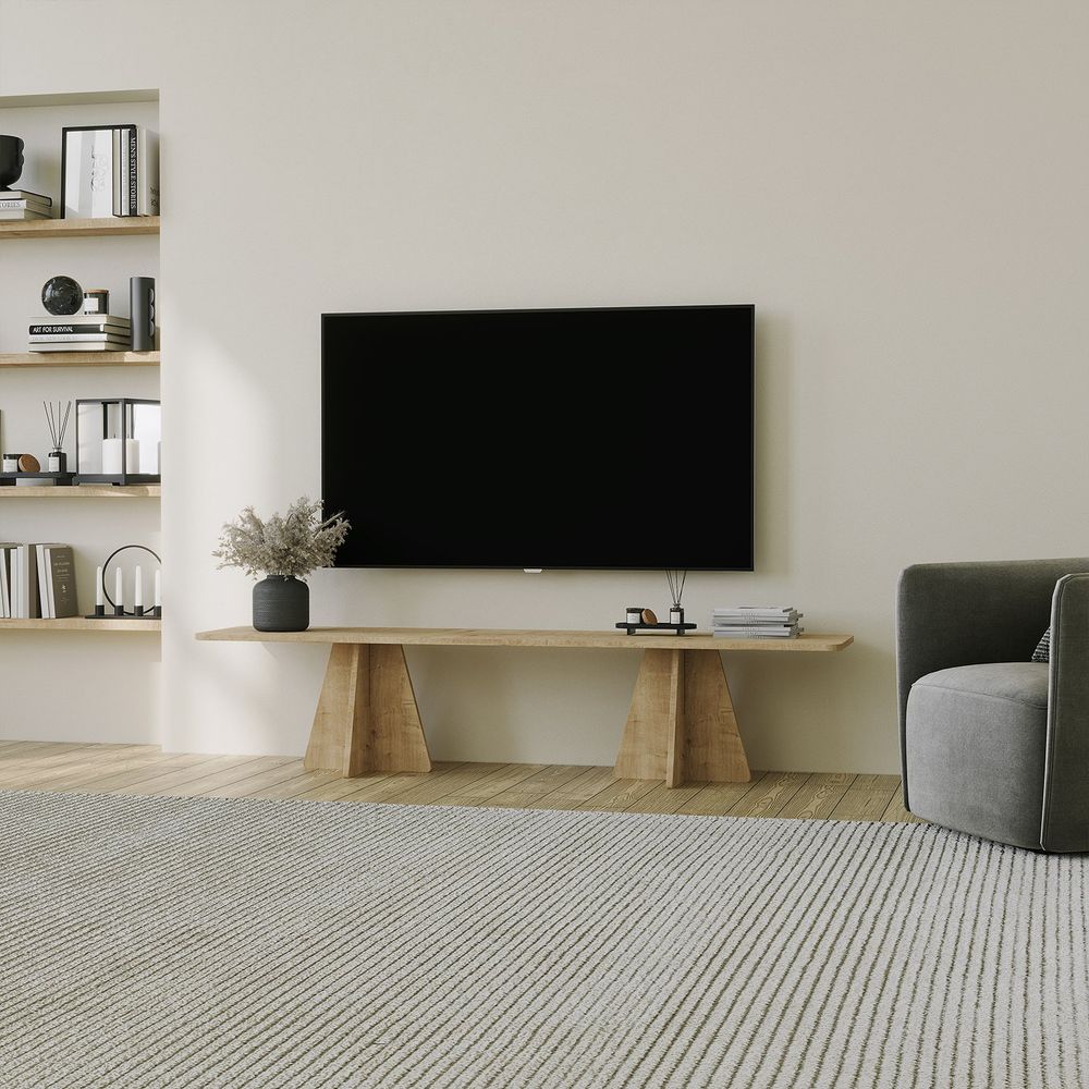 TV Stalak Sapphire Oak iz Mushroom Kolekcije slika 2