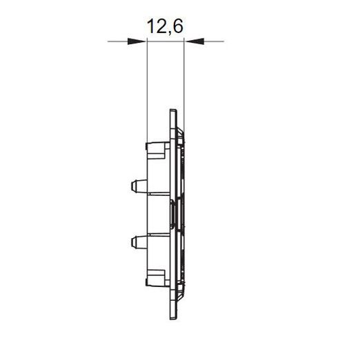 GEWISS GW16802 Chorus, montažni ram 2M slika 3