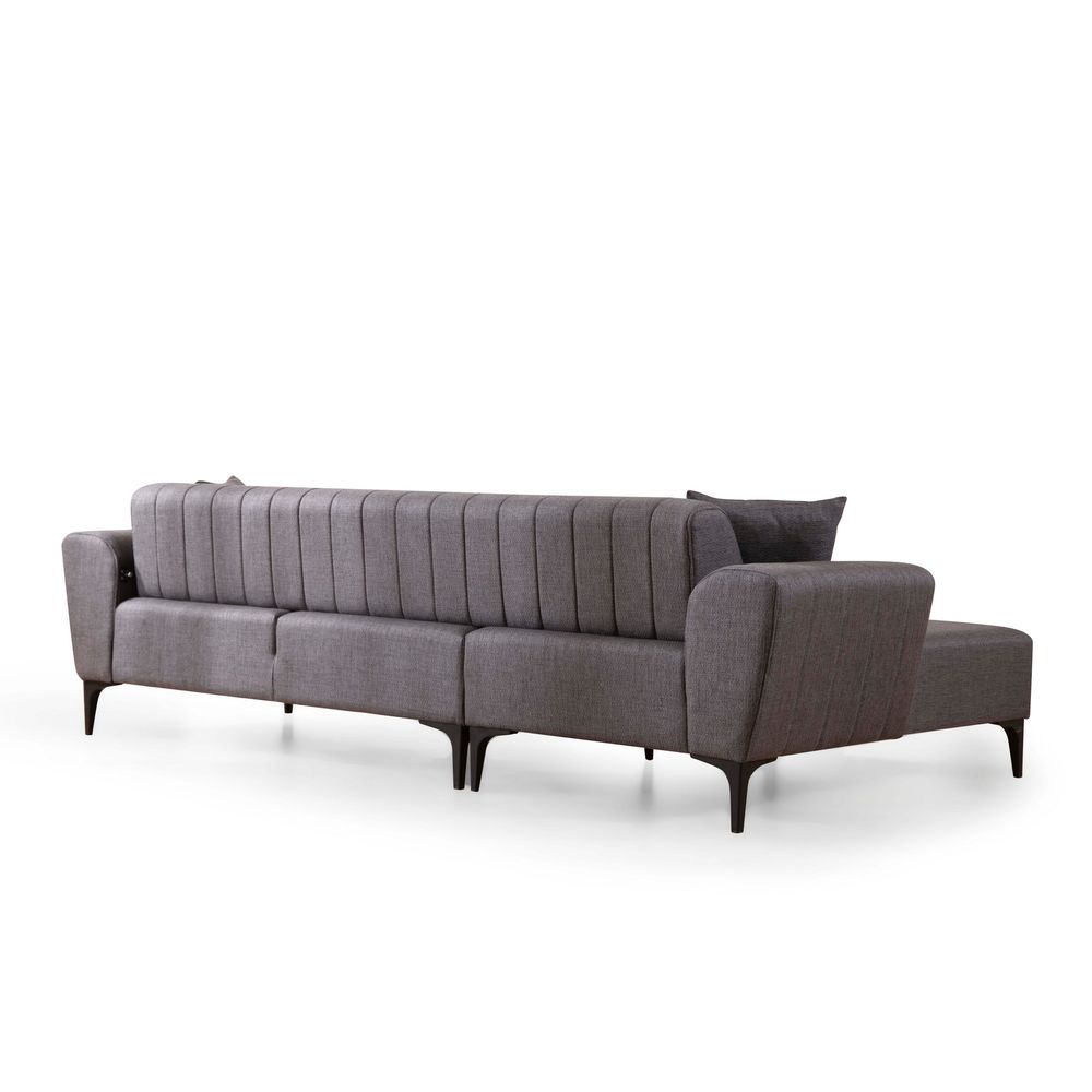 Ugaona Sofa na Razvlačenje 'Hamlet Left' - Tamnosiva slika 5