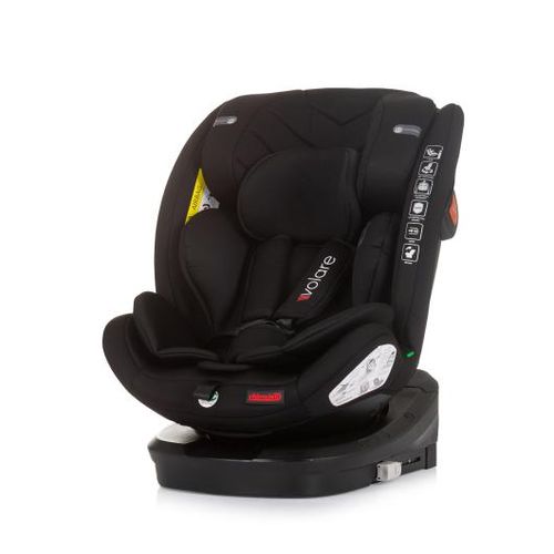 Chipolino autosjedalica I-SIZE 40-150 cm ISOFIX 360 "VOLARE" obsidian slika 1