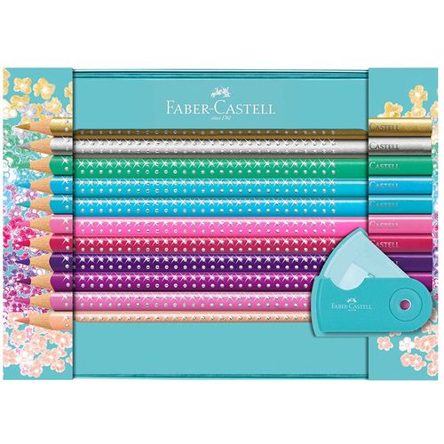 Drvene bojice Faber Castell Sparkle met.kut.1/20 201641 slika 1