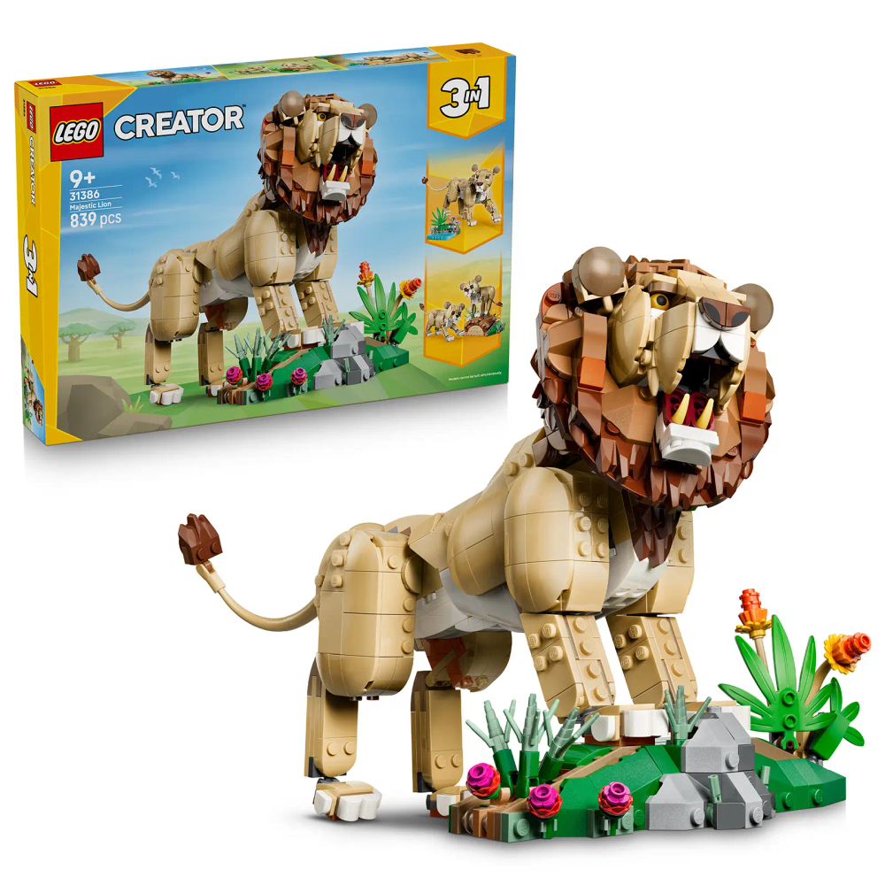 LEGO Creator 31386 Divoká zvířata: Majestátní lev slika 1
