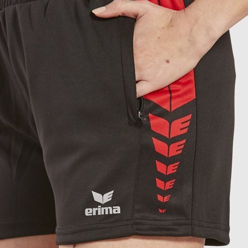 Ženske Hlačice Erima Six Wings Worker Black/Red slika 4