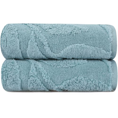 Estela - Green Green Hand Towel Set (2 Pieces) slika 2